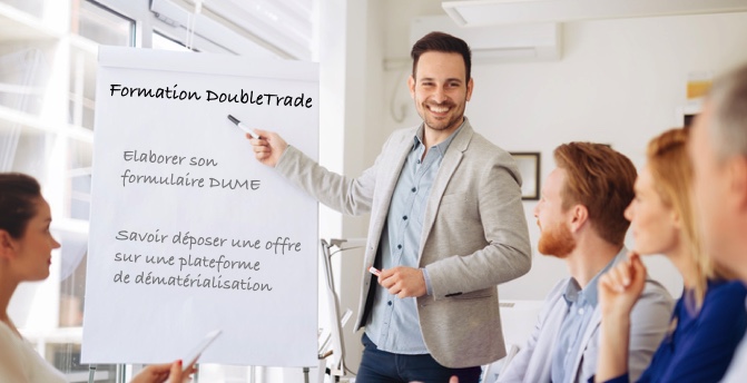 DOUBLETRADE vous propose ses formations sous format de "classes virtuelles"