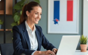 au service de la prospection auprès des collectivités locales