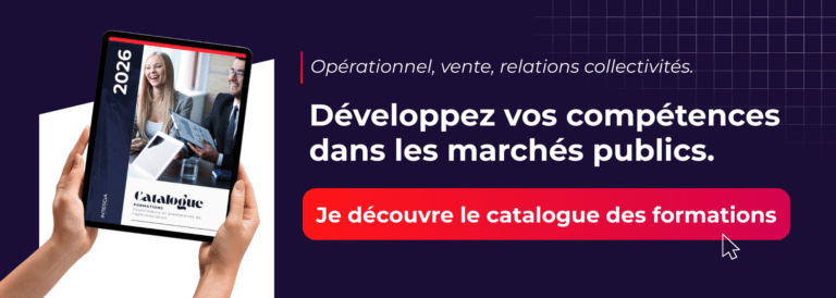 Découvrez les catalogues de formations aux marchés publics
