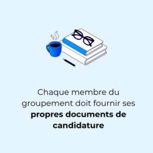 Rappel pour la constitution du dossier de candidature, chaque acteur doit réaliser sa partie